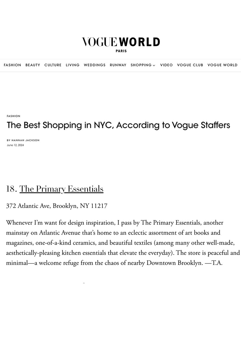 Vogue.com: The Best Shopping in NYC, According to Vogue Staffers