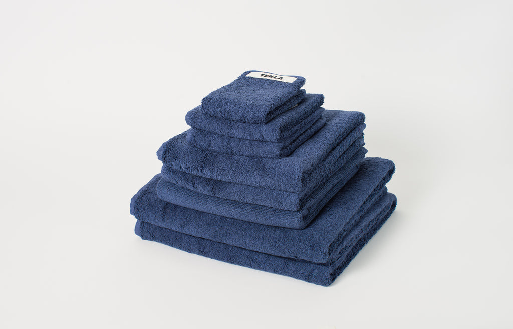 Navy Guest Towel