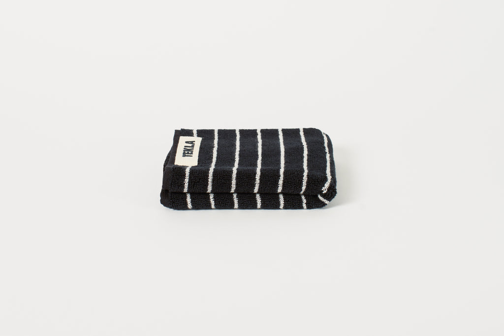 Black Stripes Washcloth