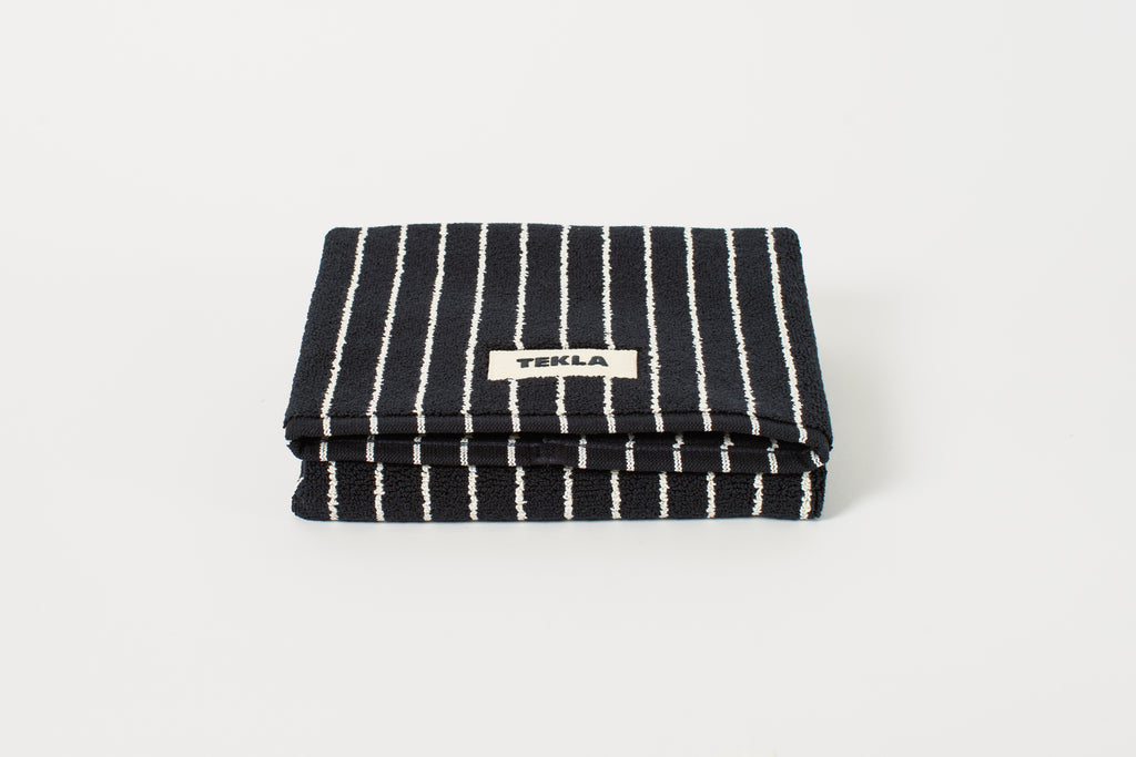 Black Stripes Bath Mat