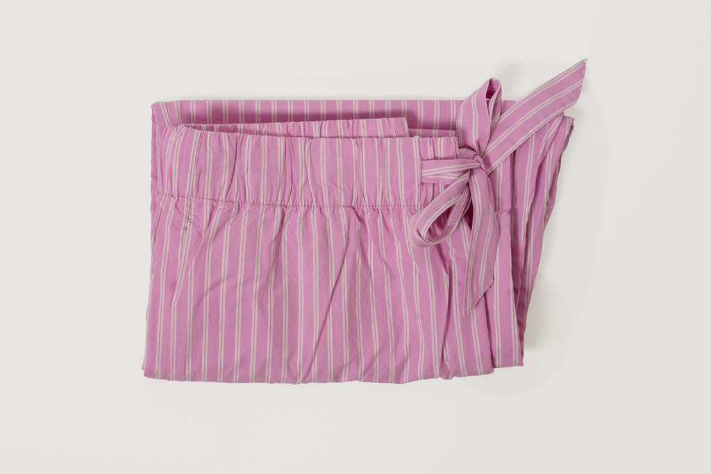 Purple Pink Stripes Cotton Poplin Pyjamas Pants