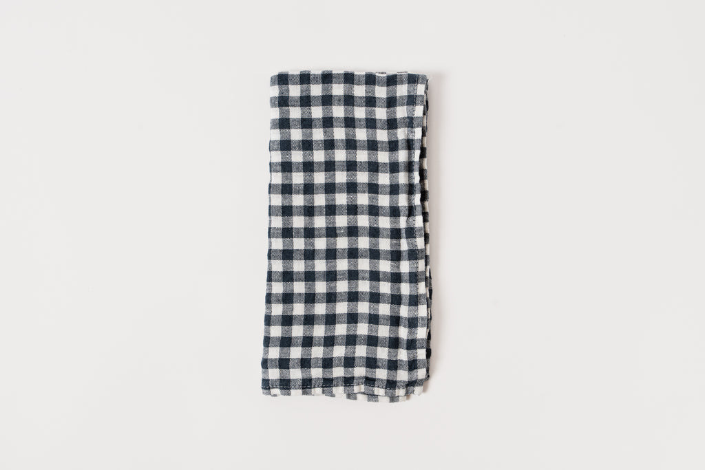 Anthracite Gingham Napkin