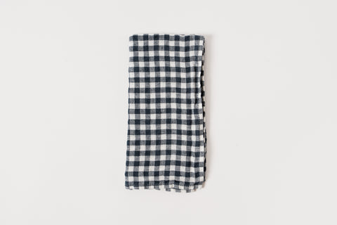 Anthracite Gingham Napkin