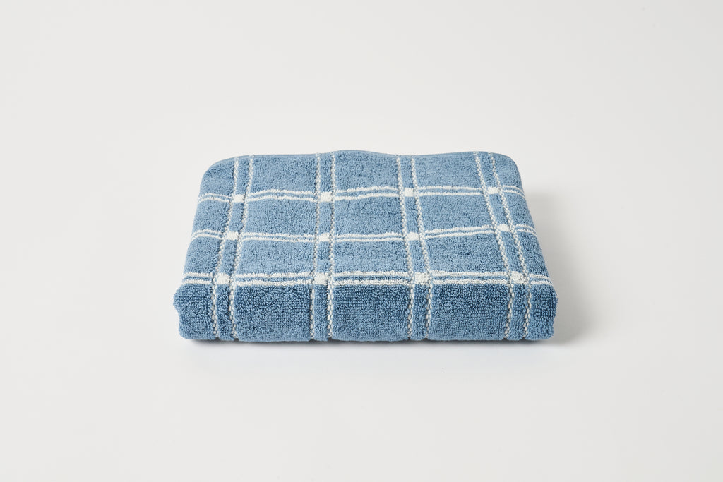 Hand Towel in Ness Celeste & Chalk