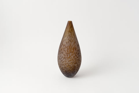 Frosted Glass Vase Textured, XL B.
