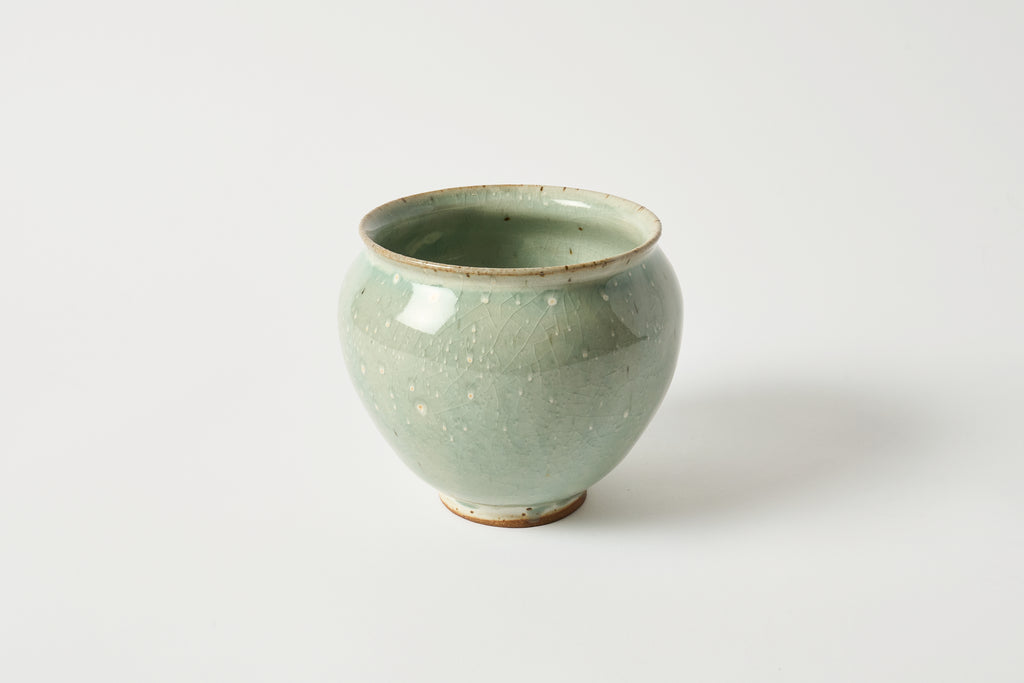 Gourd Vase in Ice Blue