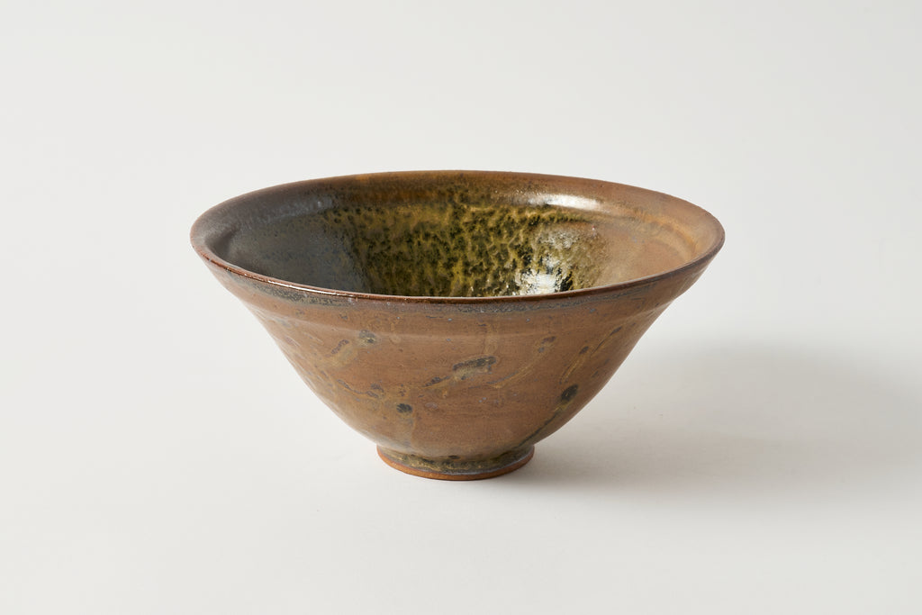 Angled Bowl in Warm Brown