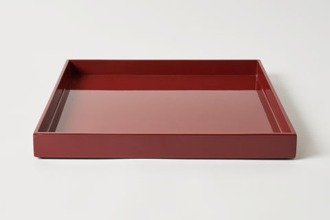 Square Tray in Bordeaux