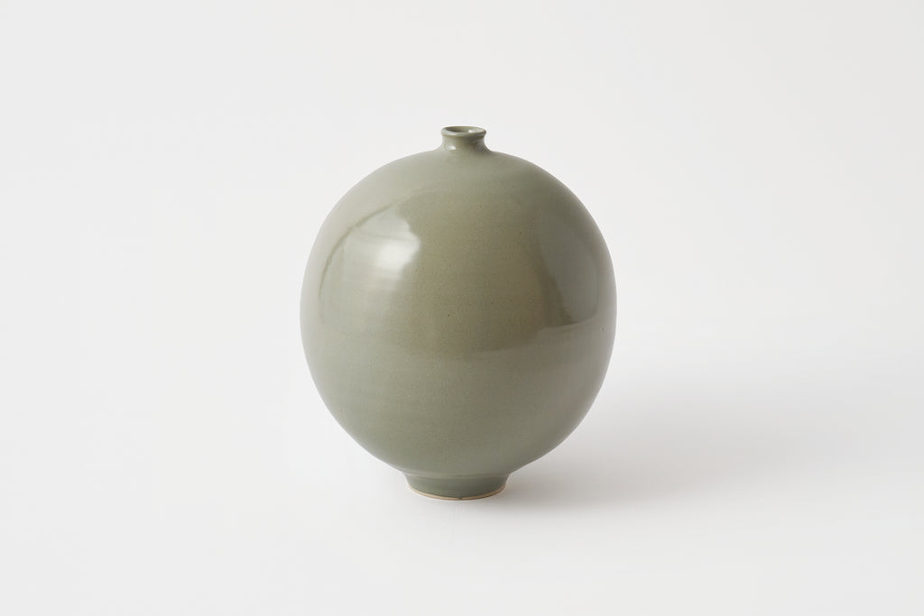 Large Orb Vase in Celadon