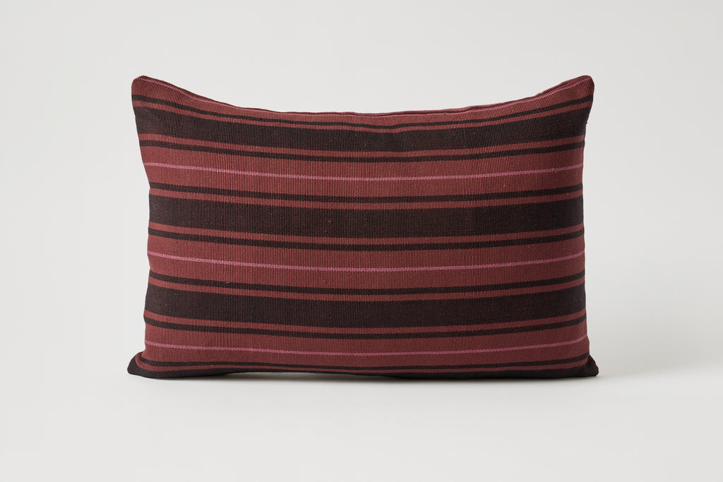Eugenia in Plum Lumbar Pillow 13 x 20