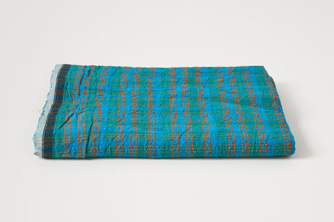 Tablecloth in Green/Orange Plaid