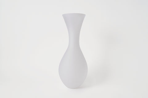 Frosted Glass Vase Solid, Jumbo D.