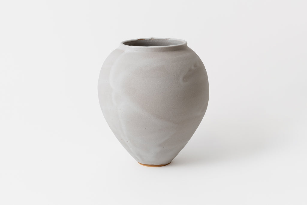 Large Gourd Vase Frosted Lilac