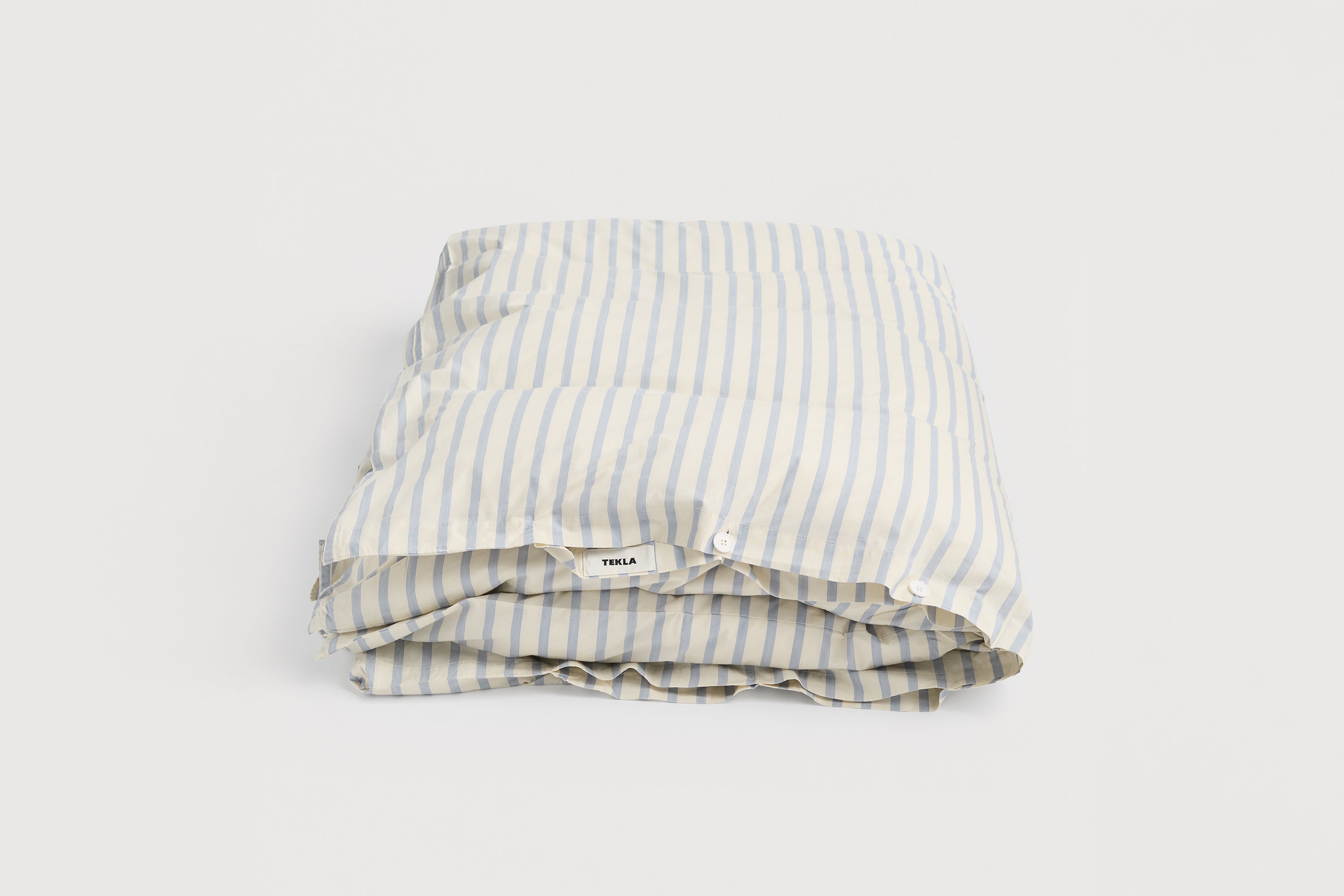 Percale Duvet Cover - Needle Stripes