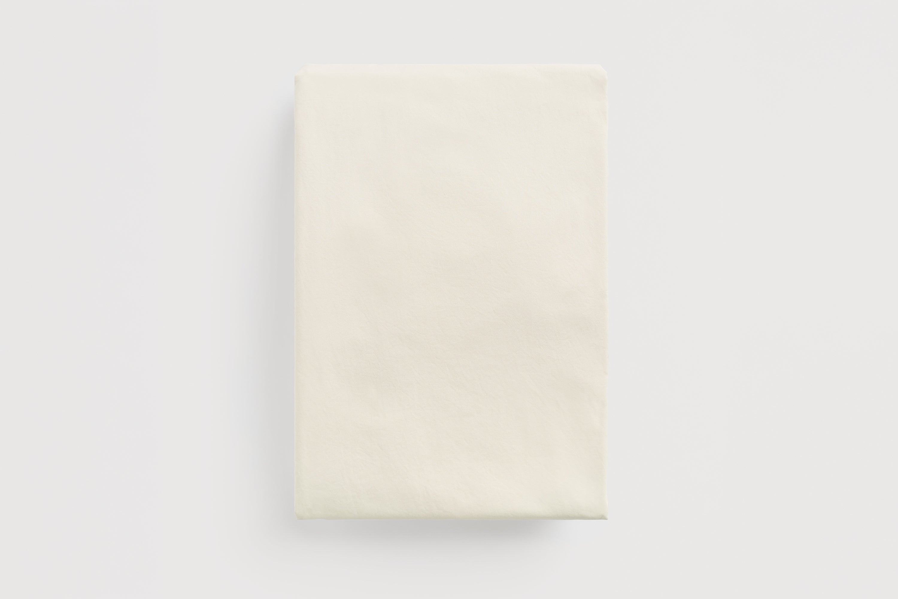 Percale Fitted Sheet - Winter White