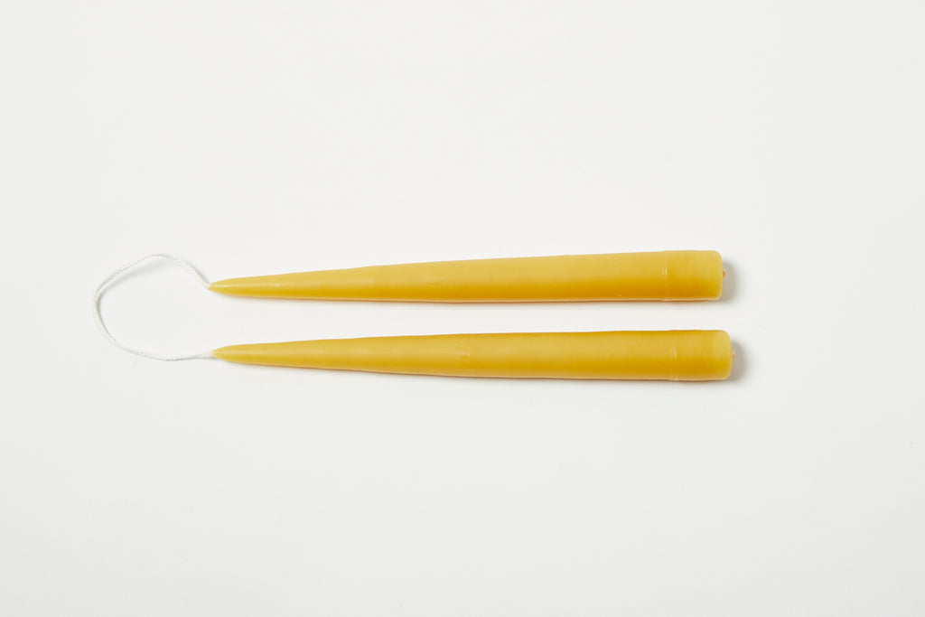 Honey 9" Taper Candle